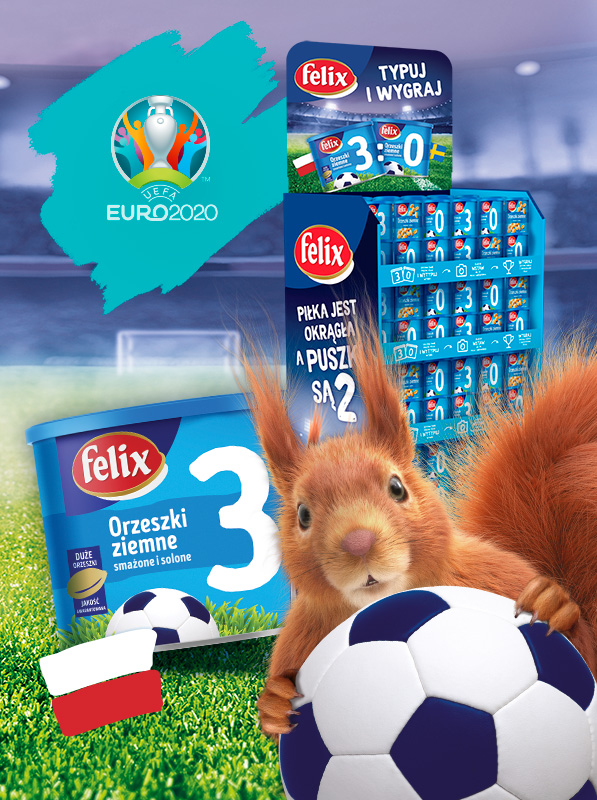 Kreacja wizualna kampanii Felix EURO 2020
